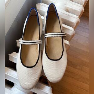 Rothy's Square Mary Jane in Gardenia. Excellent Condition.